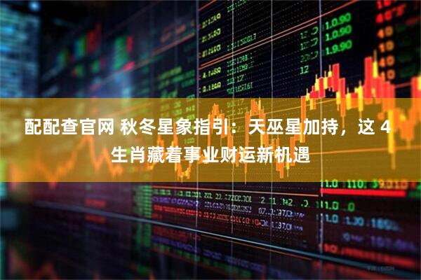 配配查官网 秋冬星象指引：天巫星加持，这 4 生肖藏着事业财运新机遇