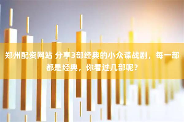 郑州配资网站 分享3部经典的小众谍战剧，每一部都是经典，你看过几部呢？